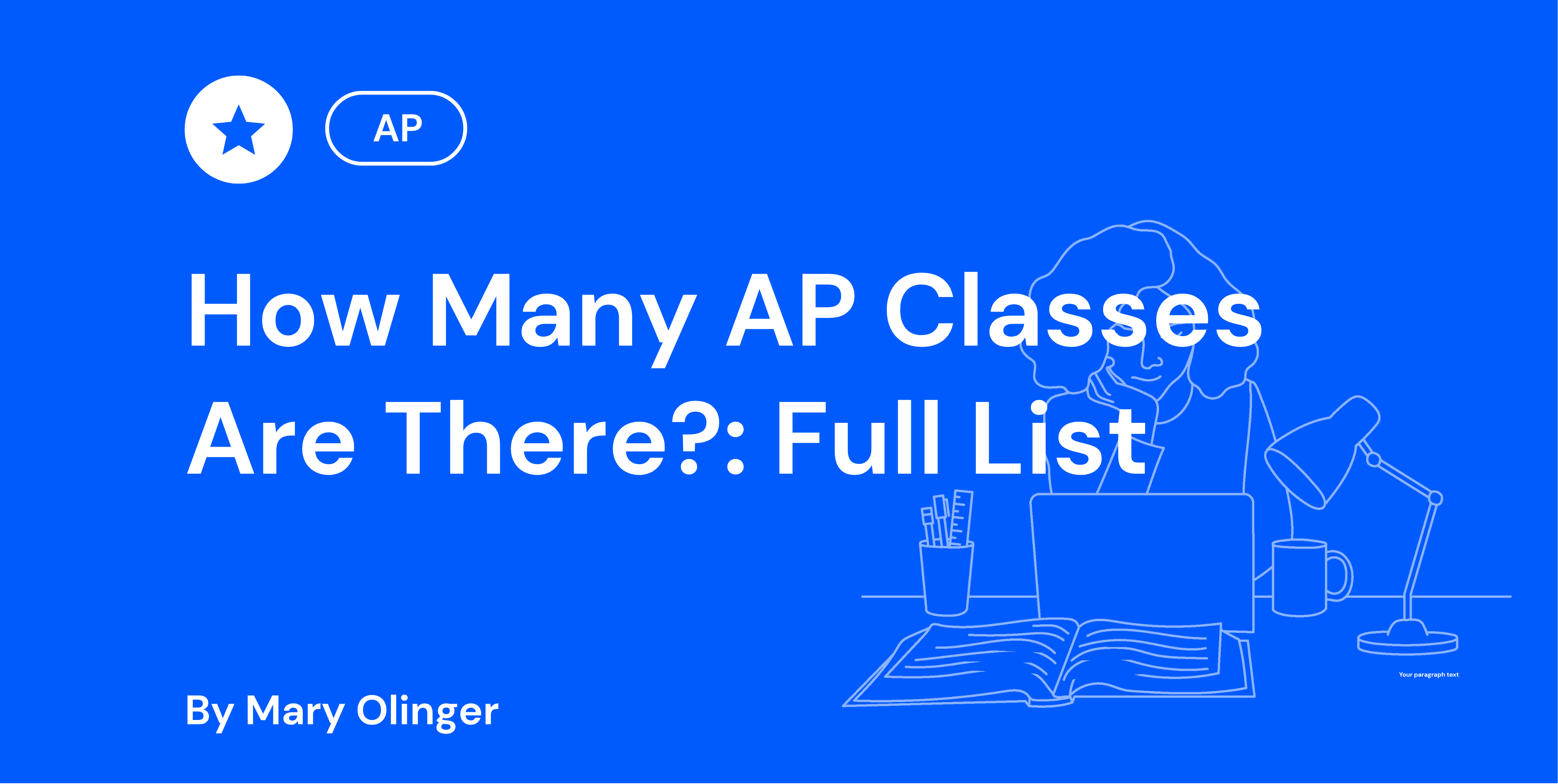 How Many AP Classes Are There?: Full List